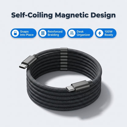 Magnetic Anti-Tangle Charging Cable — Fast Charging Without The Cable Clutter
