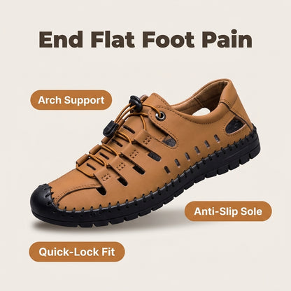 Casual Leather Sandals — Cool Summer Comfort Without Heavy Shoes