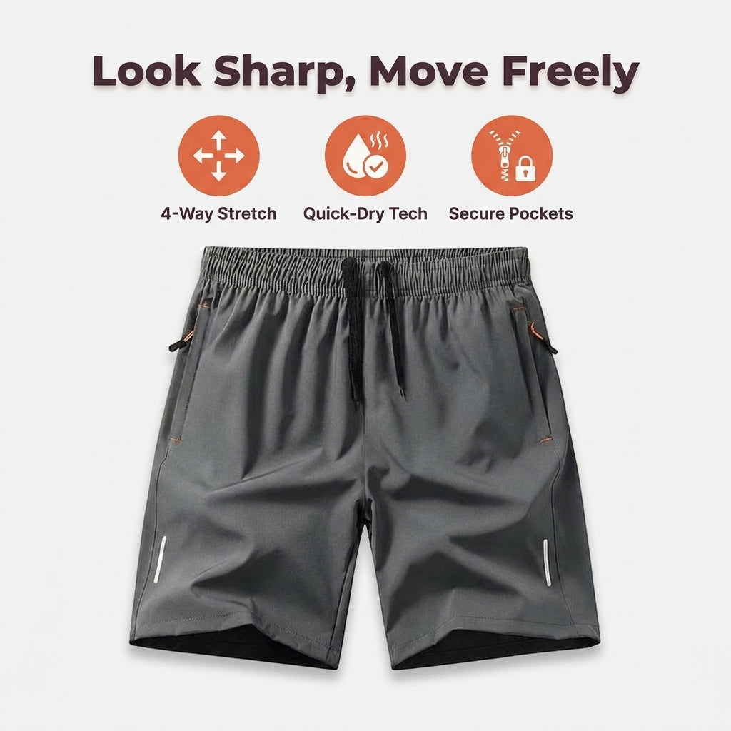 5-Pack Quick-Dry Athletic Shorts — Stay Cool Without Looking Too Casual