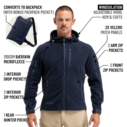 Convertible Backpack Hoodie — Warm When You Need It, Hands-Free When You Don’t