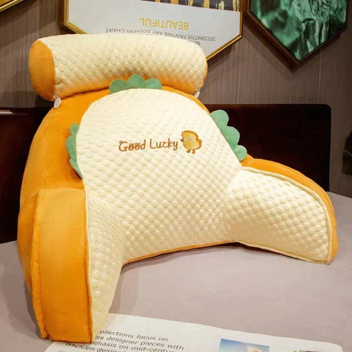 Back & Neck Comfort Pillow — Comfortable Lounging Without Stacking Pillows