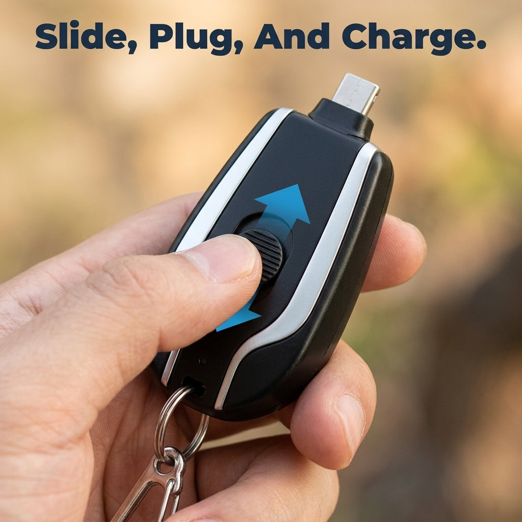Keychain Mini Power Bank — Emergency Charging Without Bulky Cables