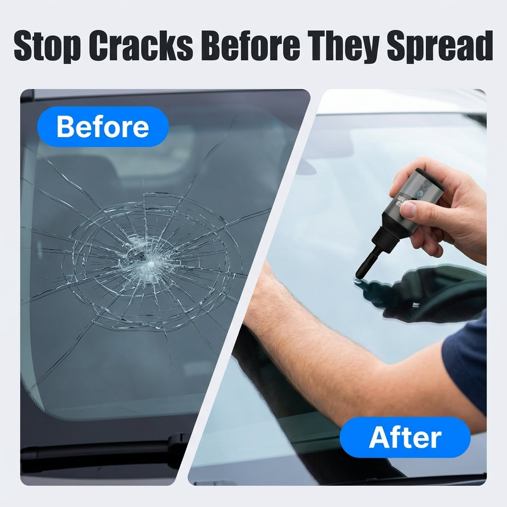 Windshield Crack Repair Kit — DIY Glass Fix Without Expensive Shop Visits