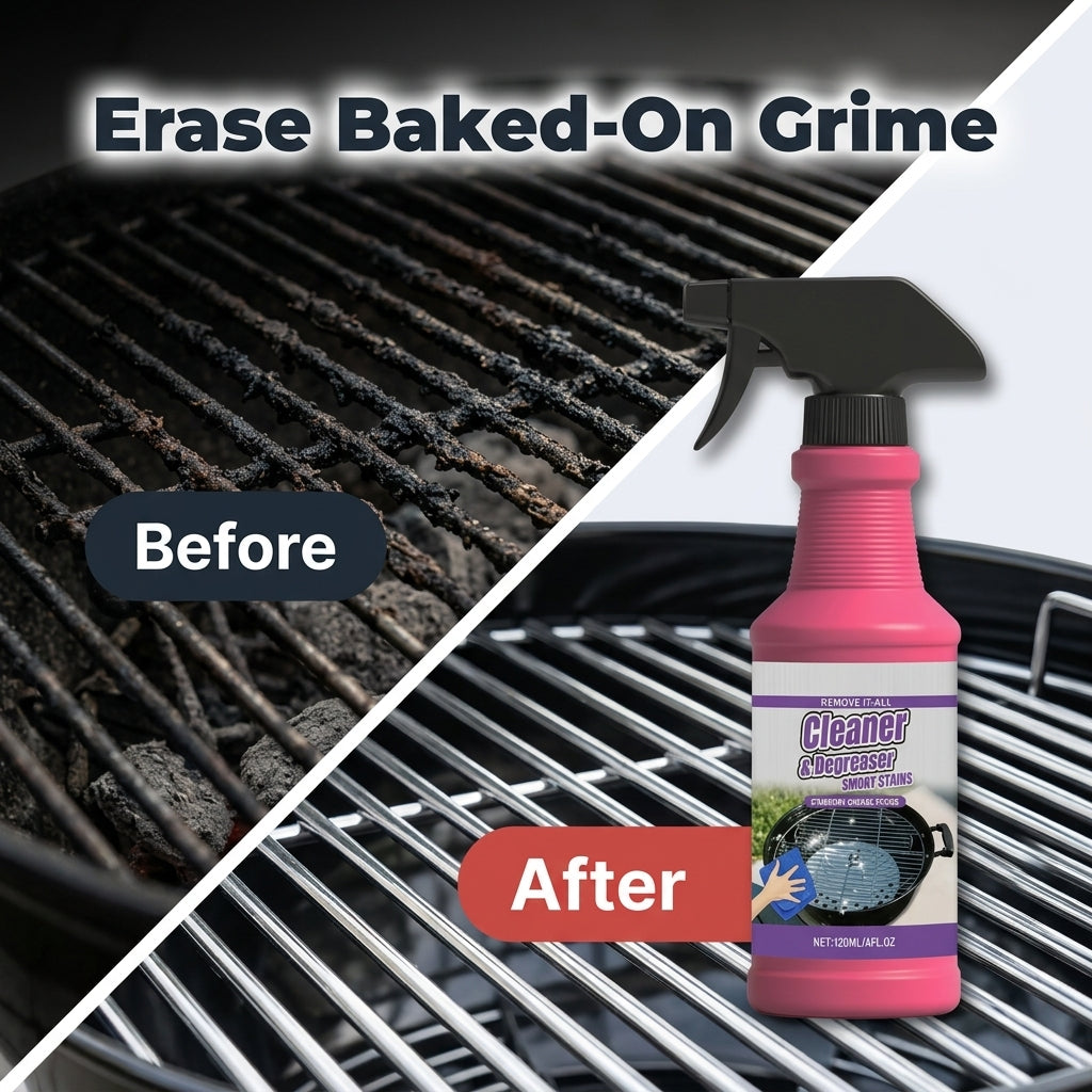 Heavy-Duty Grill Degreaser Spray — Remove Grease Without Endless Scrubbing