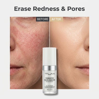 Color-Changing Foundation — Natural-Looking Coverage Without The Heavy Makeup Feel