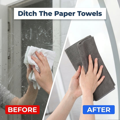 Microfiber Magic Cleaning Cloth — Spotless Shine Without Streaks Or Scratches