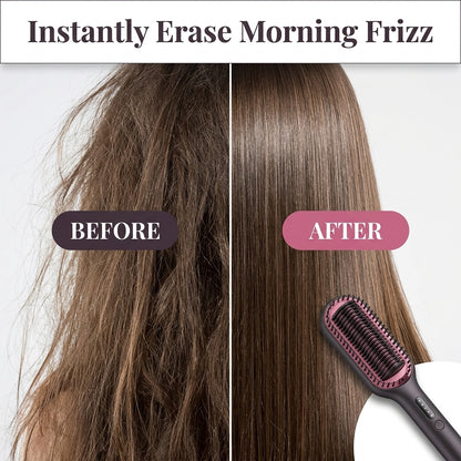 Ionic Hair Straightening Brush — Smooth Silky Hair Without Salon Hassle