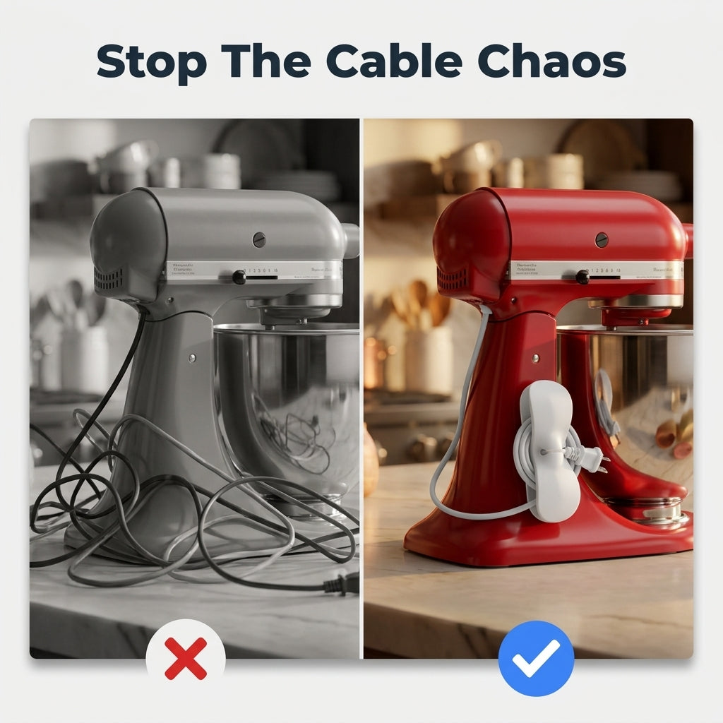 Silicone Cable Organizer — Keep Cords Neat Without Drilling Or Desk Clutter