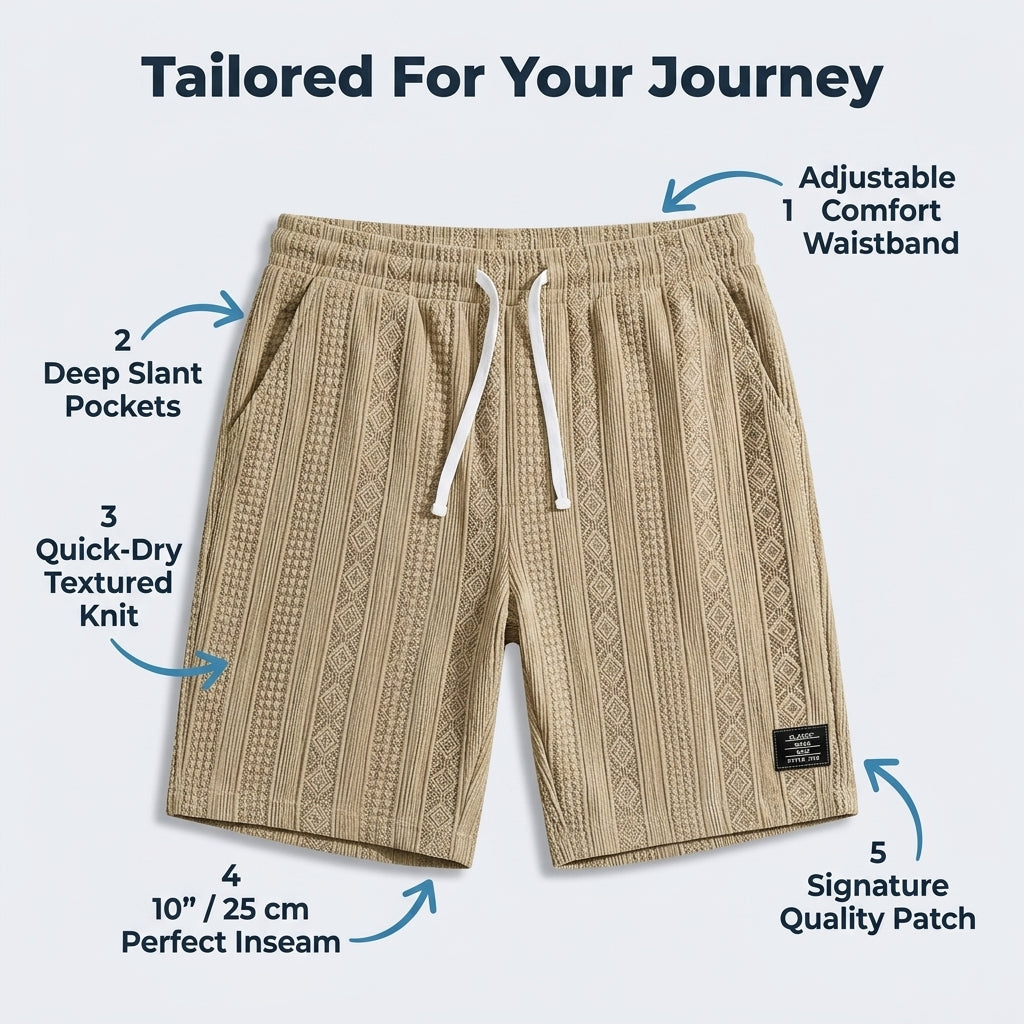 Men’s Everyday Comfort Shorts — Lightweight Fit For Summer Plans