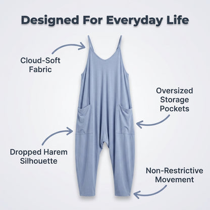 Comfy Oversized Jumpsuit — Easy One-Piece Comfort Without Outfit Stress