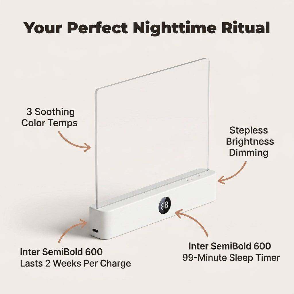 Night Reading Lamp — Eye-Comfort Light Without Disturbing The Room