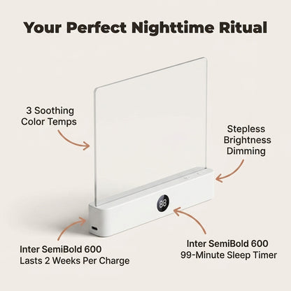 Night Reading Lamp — Eye-Comfort Light Without Disturbing The Room