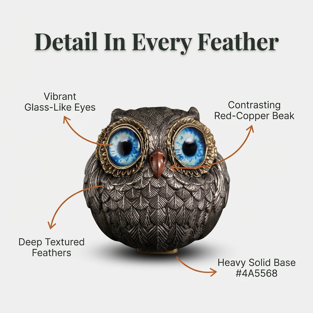 Lucky Owl Guardian Statue — A Symbolic Touch Of Wisdom, Protection & Good Fortune
