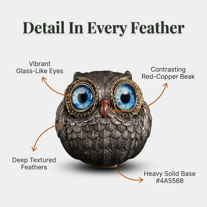 Lucky Owl Guardian Statue — A Symbolic Touch Of Wisdom, Protection & Good Fortune