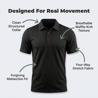 Men’s Textured Comfort Polo