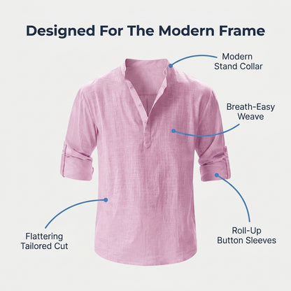 Men’s Cotton Casual Shirt — Clean Summer Style Without Feeling Stiff