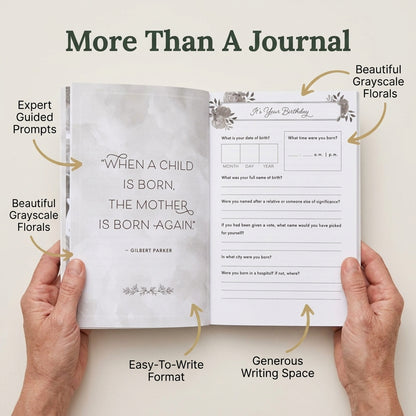 Mom Memory Journal — Preserve Her Stories Before They’re Forgotten