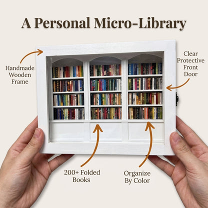 Miniature Anxiety Bookshelf — A Satisfying Reset Ritual For Restless Hands