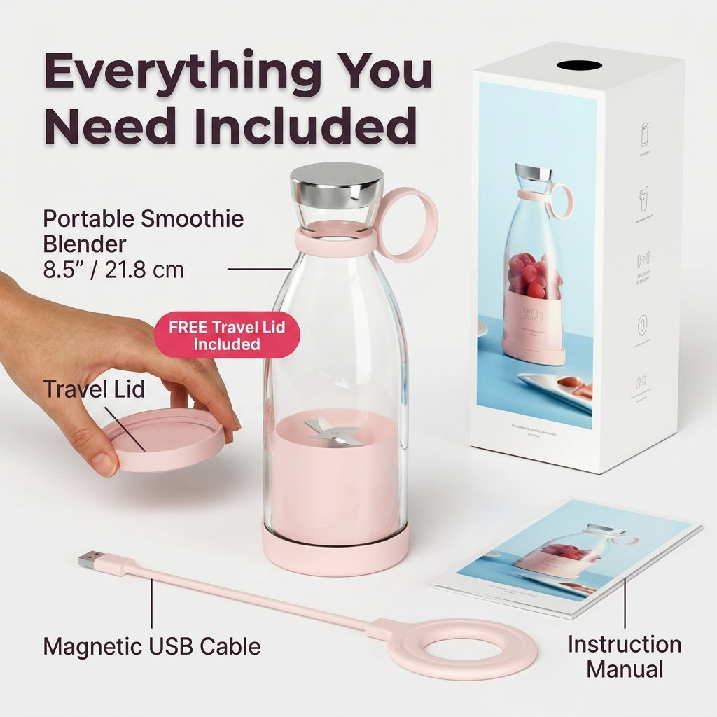 Portable Smoothie Blender — Fresh Smoothies Without Bulky Blenders