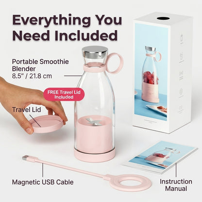 Portable Smoothie Blender — Fresh Smoothies Without Bulky Blenders