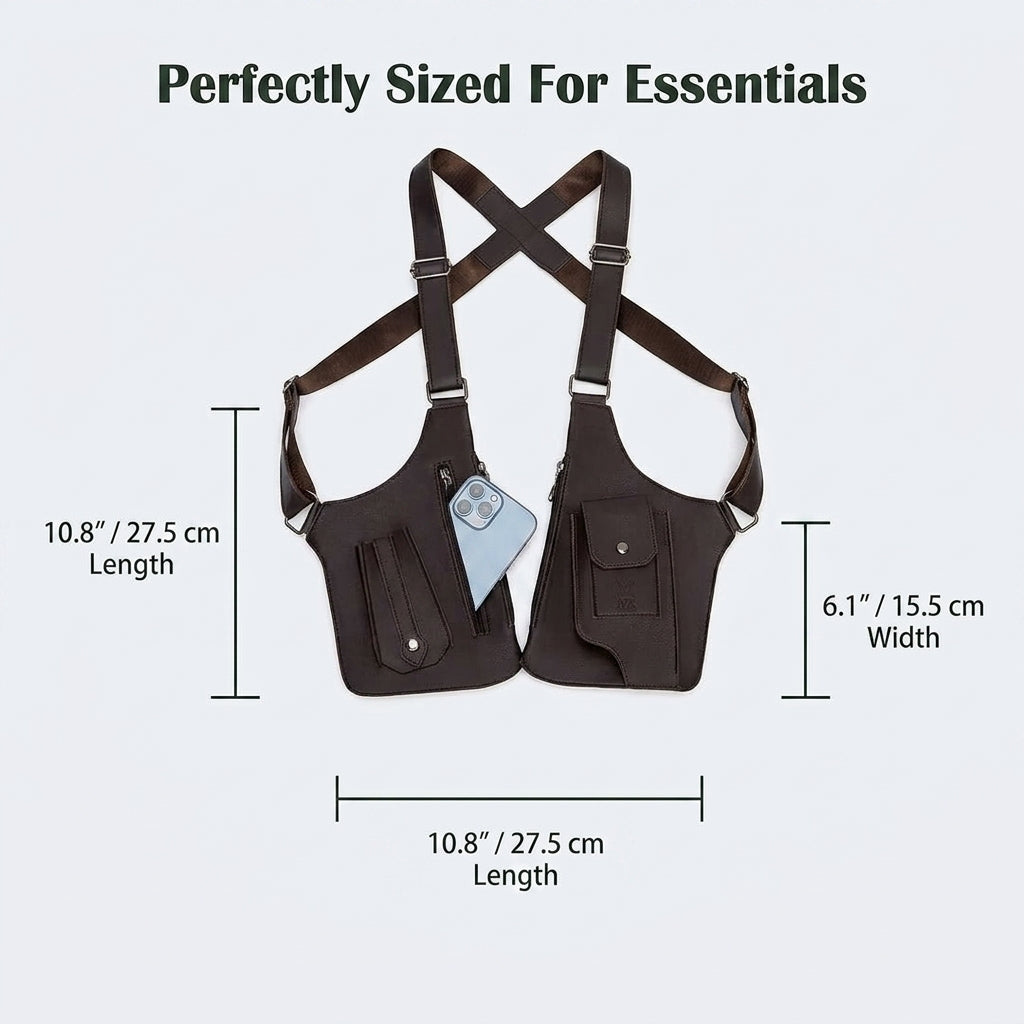 Adjustable Underarm Shoulder Bag — Carry Daily Essentials Without Bulky Bags
