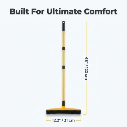 Pet Hair Removal Broom — Lift Stubborn Fur Without Vacuums, Sticky Rollers, Or Endless Sweeping