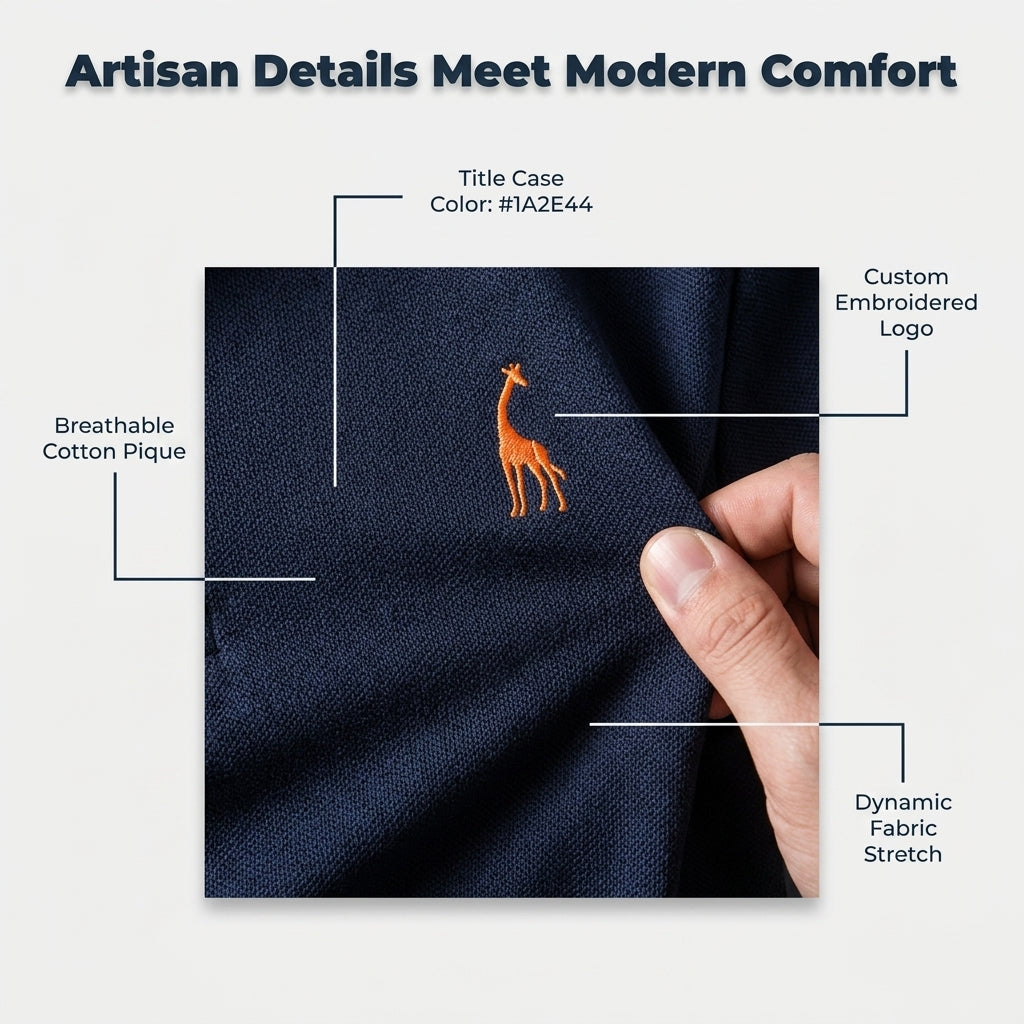 Embroidered Short-Sleeve Polo — Clean Summer Style Without Heavy Layers