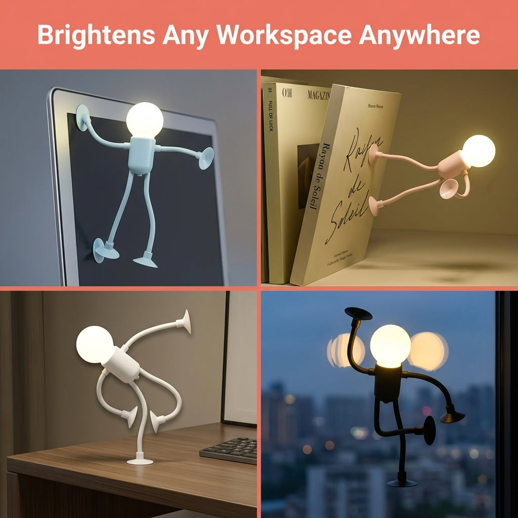 Poseable Sportsman Lamp — Playful Lighting Without Boring Room Decor