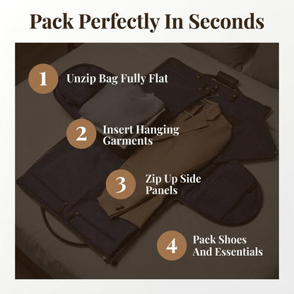 Convertible Garment Duffle Bag — Travel With Suits & Dresses Without Extra Luggage