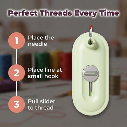 Needle Threader & Cutter Duo — Thread Needles & Trim Cleanly Without Frustration
