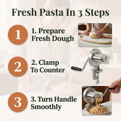 Manual Cavatelli Pasta Maker — Fresh Homemade Pasta Without Hand-Rolling Every Piece