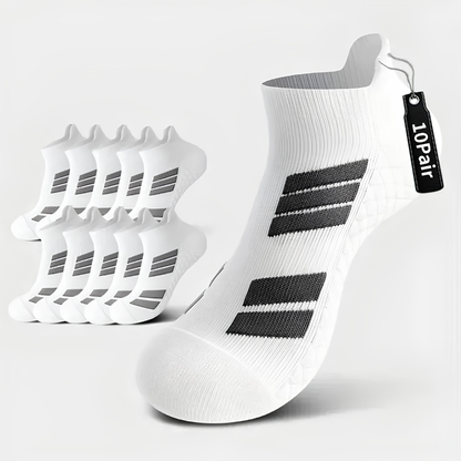 Low-Cut No-Show Sports Socks — Dry, Cushioned Comfort Without Bulky Socks