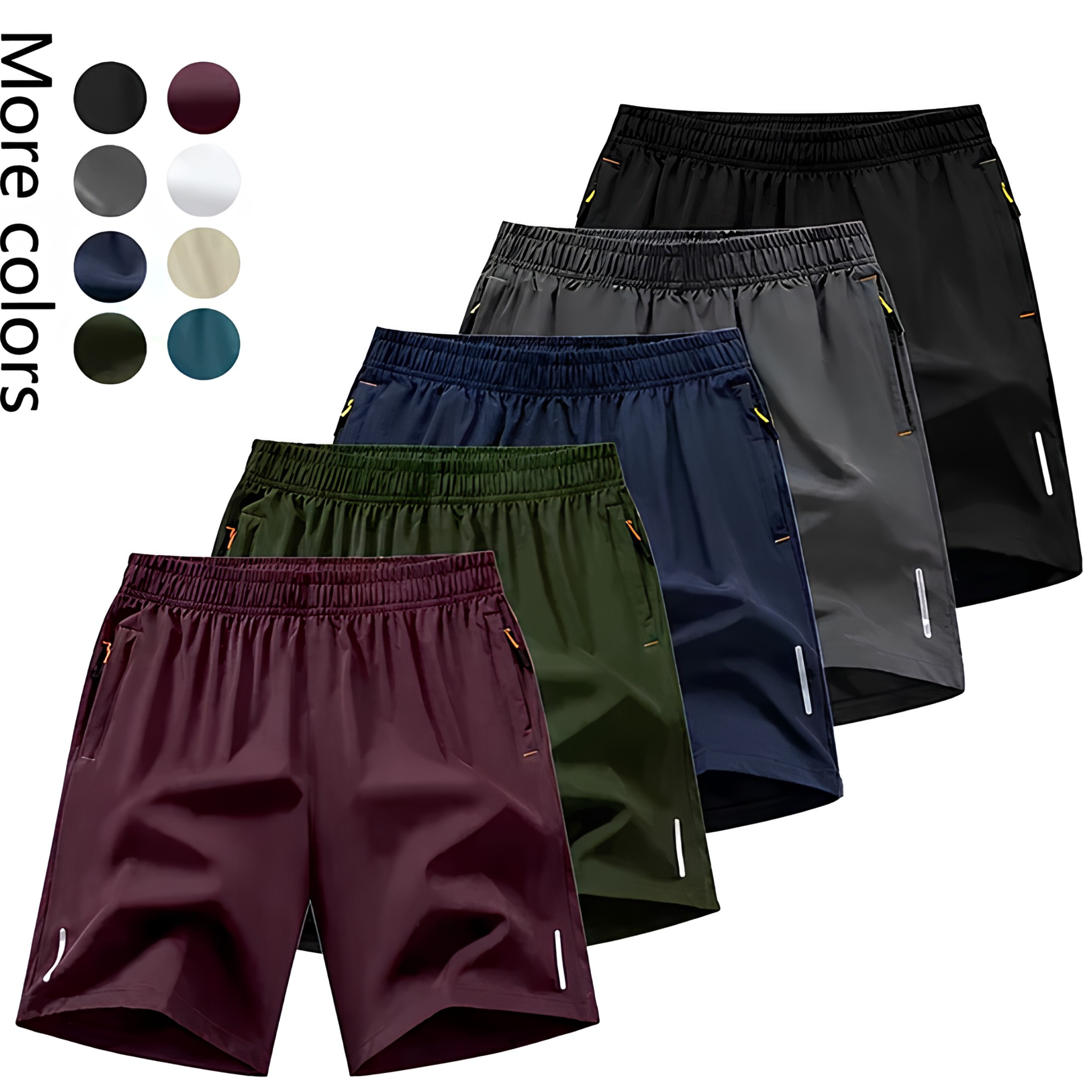 5-Pack Quick-Dry Athletic Shorts — Stay Cool Without Looking Too Casual