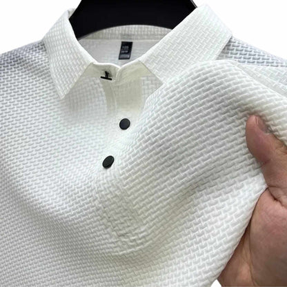 Textured Comfort Polo Shirt — Clean Style Without Heavy Fabric
