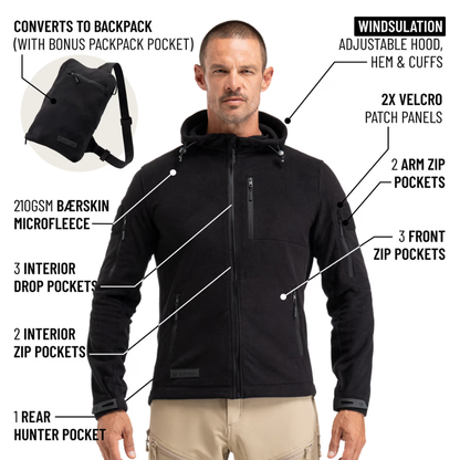 Convertible Backpack Hoodie — Warm When You Need It, Hands-Free When You Don’t