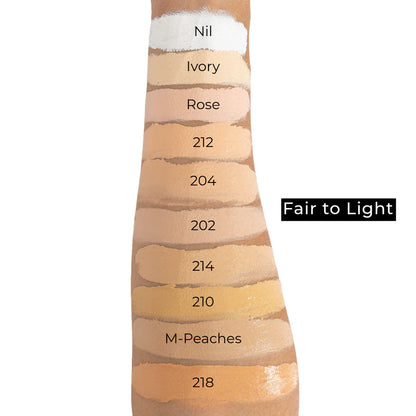 40-Shade Soft Matte Concealer — Even Skin Tone Without Midday Creasing
