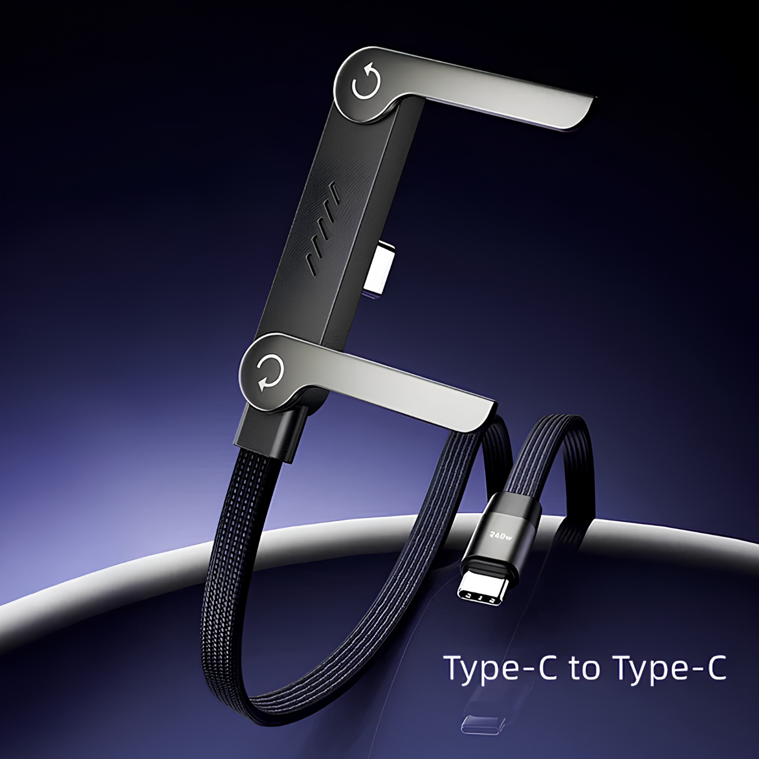 2-in-1 Fast Charging Cable — Charge Your Phone Without Holding It Up