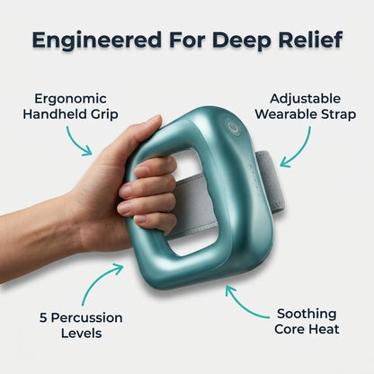 Heated Percussion Massager Belt — Relieve Muscle Tension Without Expensive Massage Sessions