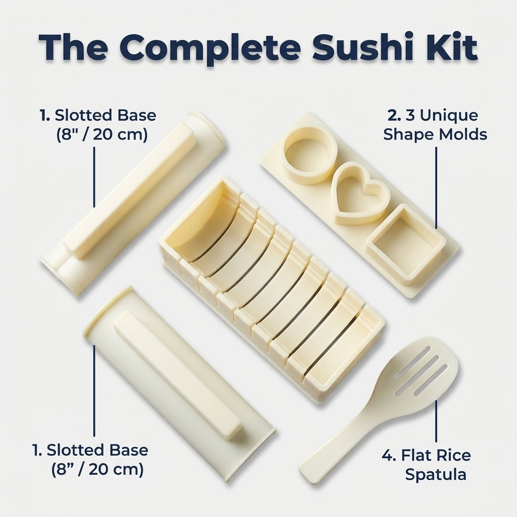 Sushi Rolling Kit — Perfect Homemade Sushi Rolls Without The Mess