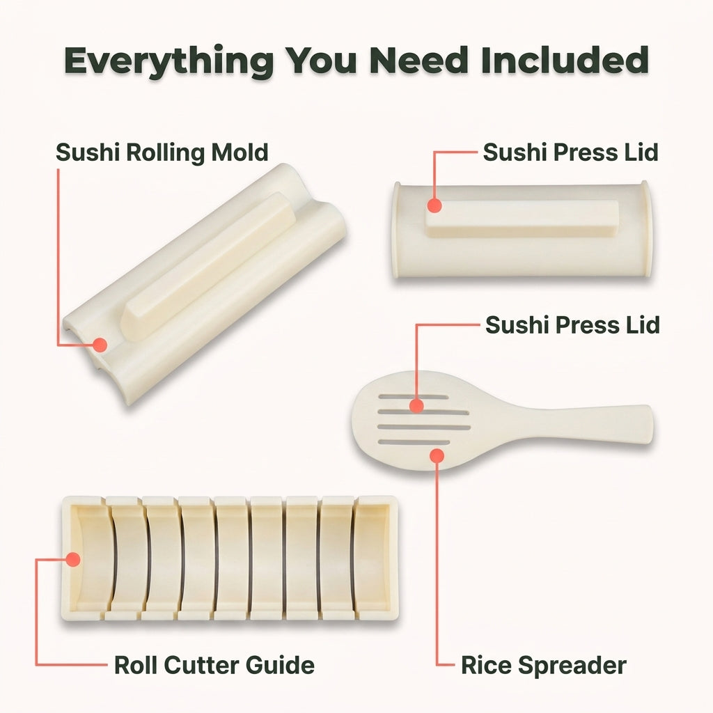Sushi Rolling Kit — Perfect Homemade Sushi Without Rolling Skill