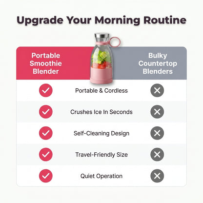 Portable Smoothie Blender — Fresh Smoothies Without Bulky Blenders