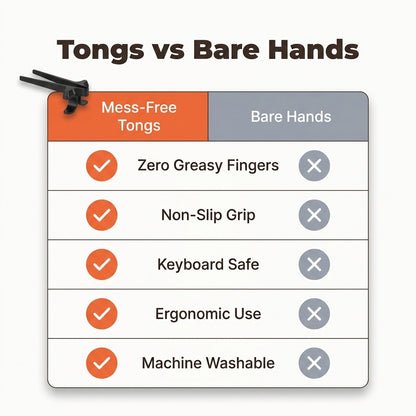 Finger Snack Tongs — Snack Without Greasy Fingers
