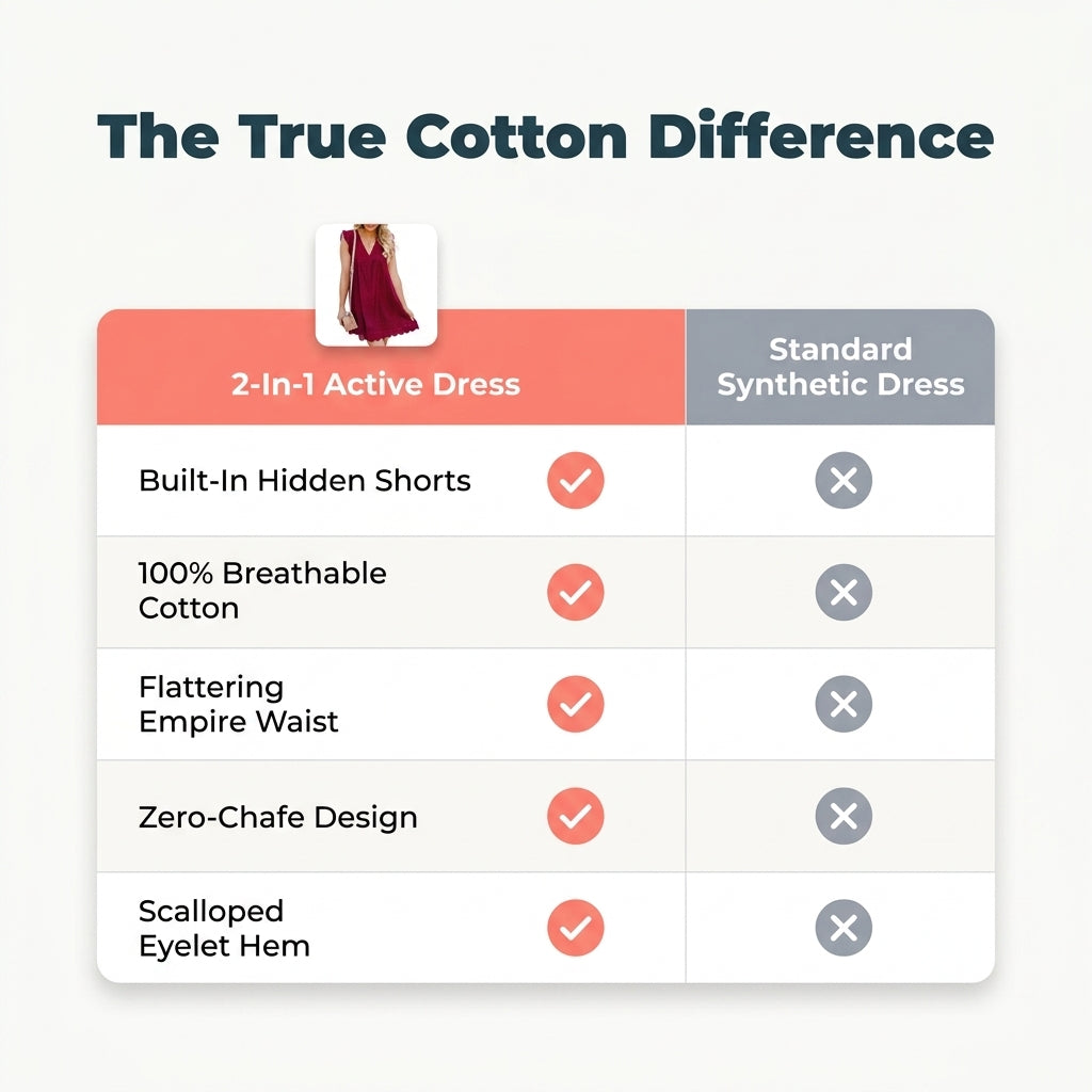 2-in-1 Summer Dress — Breezy Confidence With Built-In Shorts