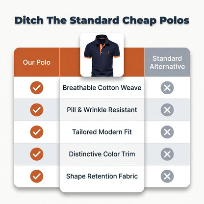 Embroidered Short-Sleeve Polo — Clean Summer Style Without Heavy Layers