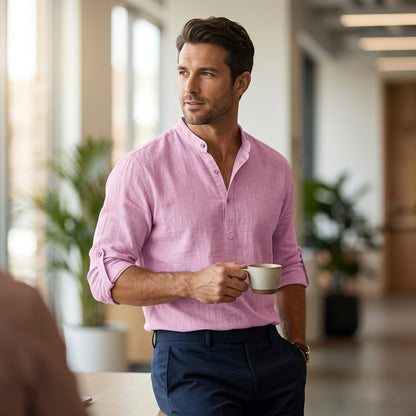 Men’s Cotton Casual Shirt — Clean Summer Style Without Feeling Stiff