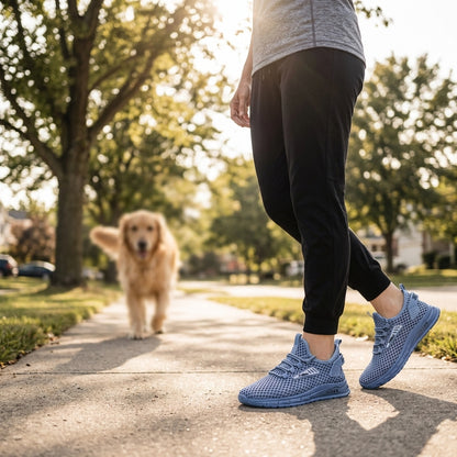 Breathable Mesh Sneakers — All-Day Comfort Without Heavy Shoes