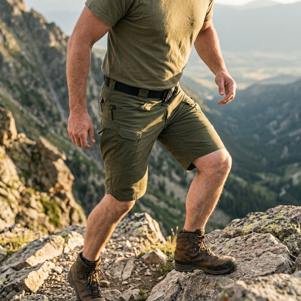 Outdoor Cargo Shorts — Durable Utility Without Stiff, Heavy Shorts