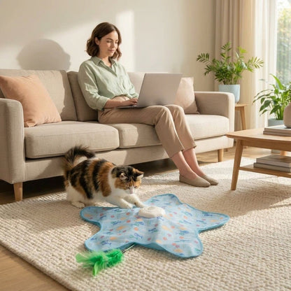 Automatic Interactive Cat Toy — Keep Indoor Cats Active Without Constantly Entertaining Them Yourself