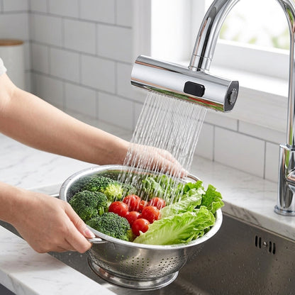 Waterfall Kitchen Faucet Attachment — Wider Rinsing Without Replacing Your Faucet