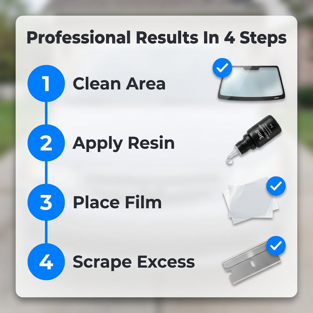 Windshield Crack Repair Kit — DIY Glass Fix Without Expensive Shop Visits